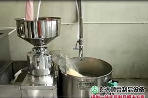 彭大顺豆腐机制作过程